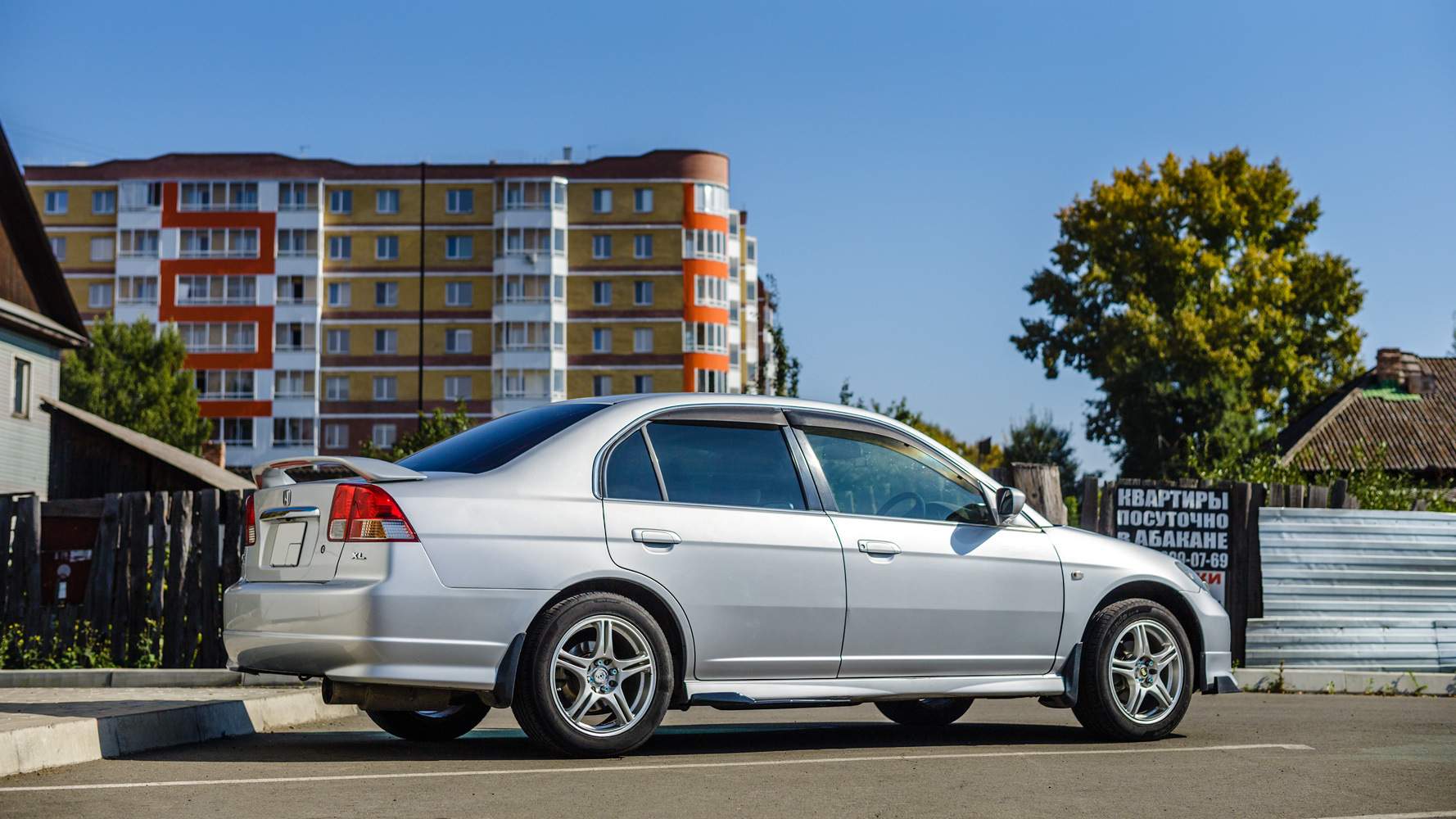 Сервисно-осеннее-кузовное: результат на фото — Honda Civic Ferio (7G), 1,7  л, 2004 года | фотография | DRIVE2