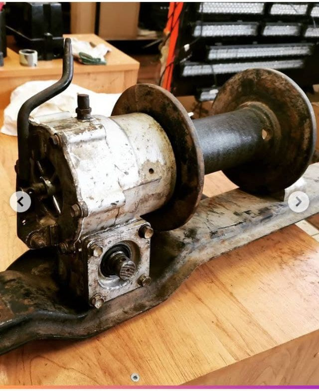 Обслуживание механической лебедки. — Toyota Land Cruiser 80, 4,2 л ...