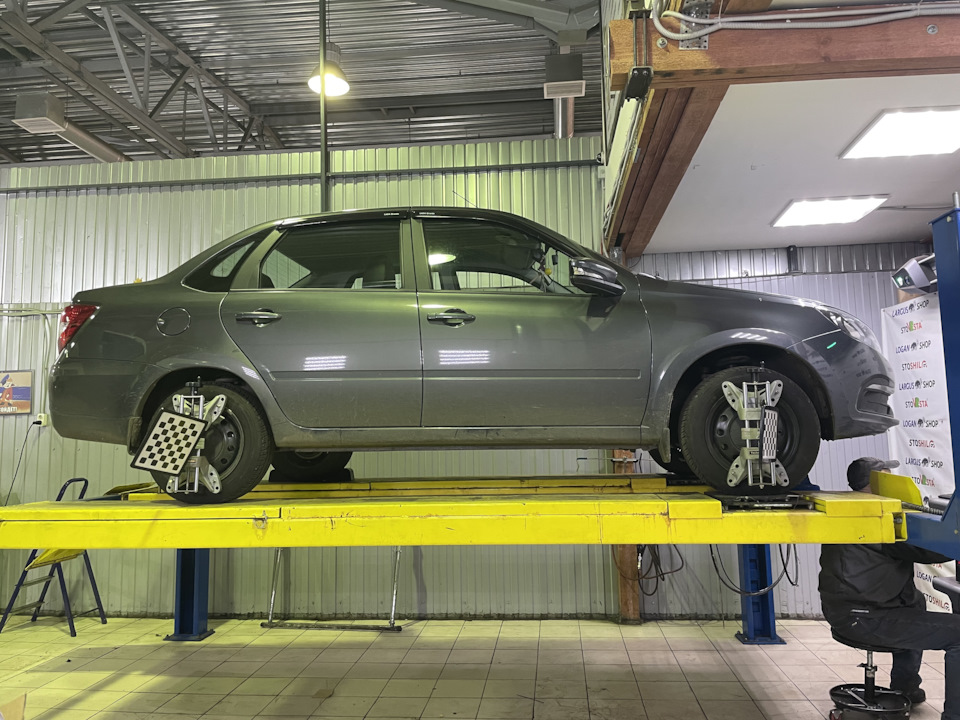 Развал-схождение — LADA Гранта (2-е поколение), 1,6 л., 2022 года ...