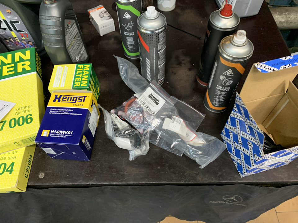 ТО+ замена топливных шлангов — Mercedes-Benz M-Class (W164), 3 л, 2007 ...