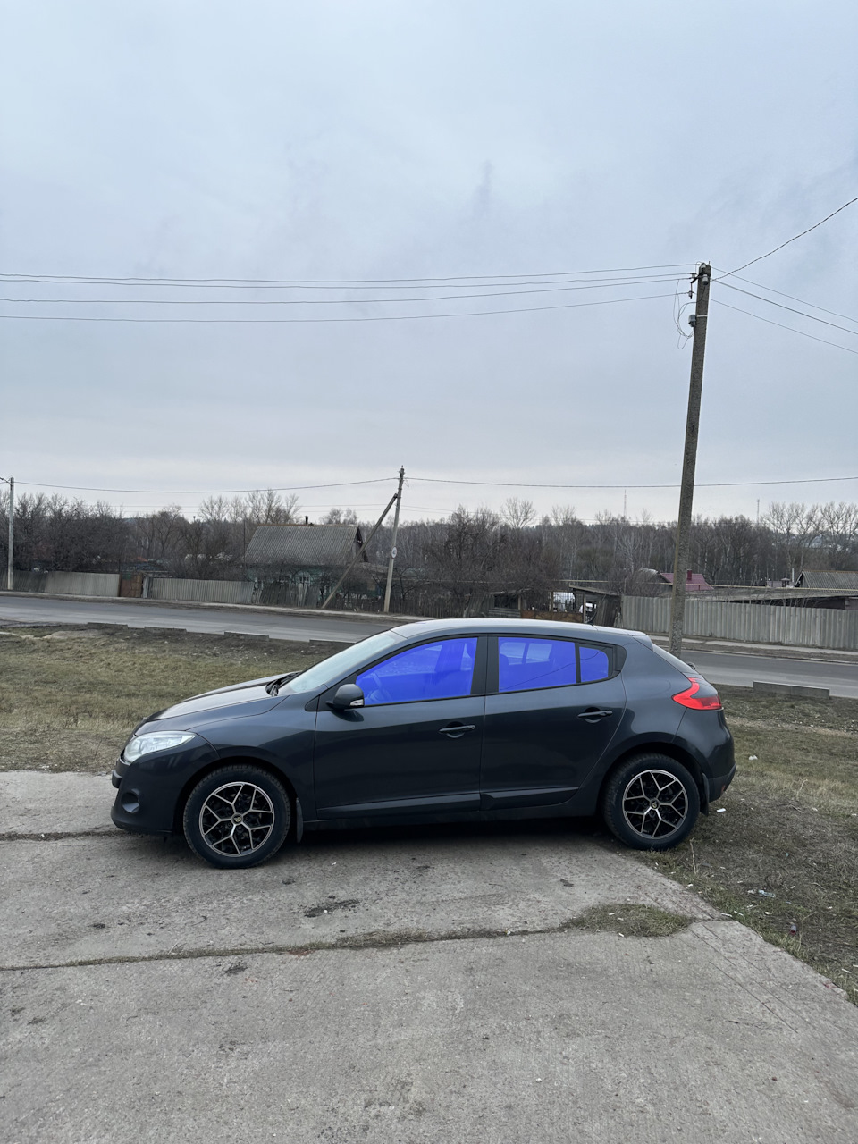 Тонер в круг хамелеон + тонер заднего хода . — Renault Megane III, 1,6 ...