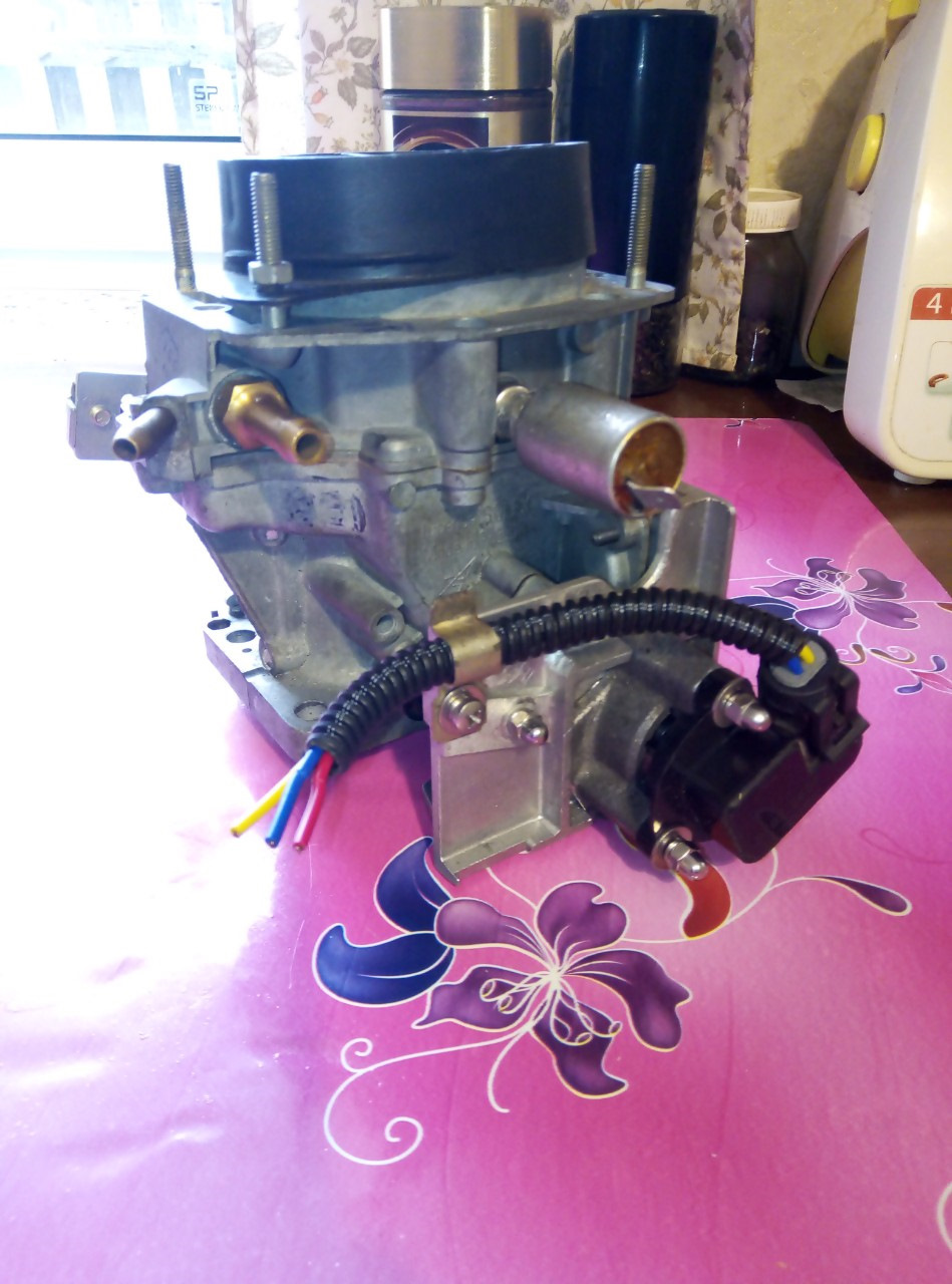 Я можно сказать закончил установку ДПДЗ на Солекс — ЗАЗ 1103, 1,2 л ...