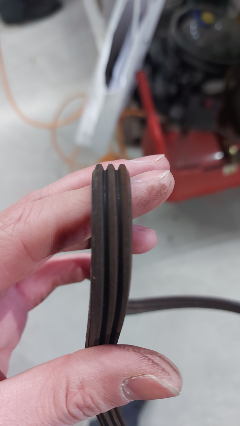 Состояние ремня ГУР — Hyundai Tucson (JM)