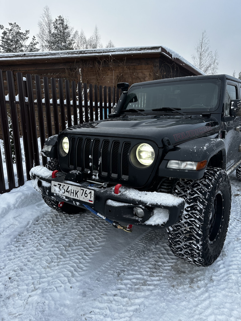 Установка бампера, лебдки и шноркеля — Jeep Wrangler (JL), 2 л, 2018 года |  тюнинг | DRIVE2