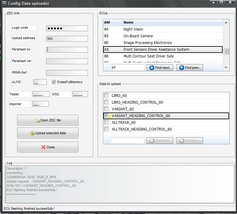 Фото в бортжурнале Volkswagen Passat Variant (B6). Запчасти на фото: 3Q0980654H