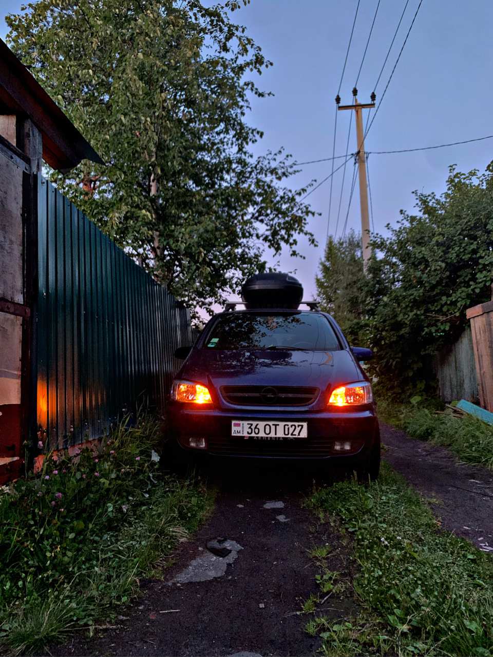 Оранжевые светодиоды в габариты — Opel Zafira A, 1,8 л, 2004 года ...