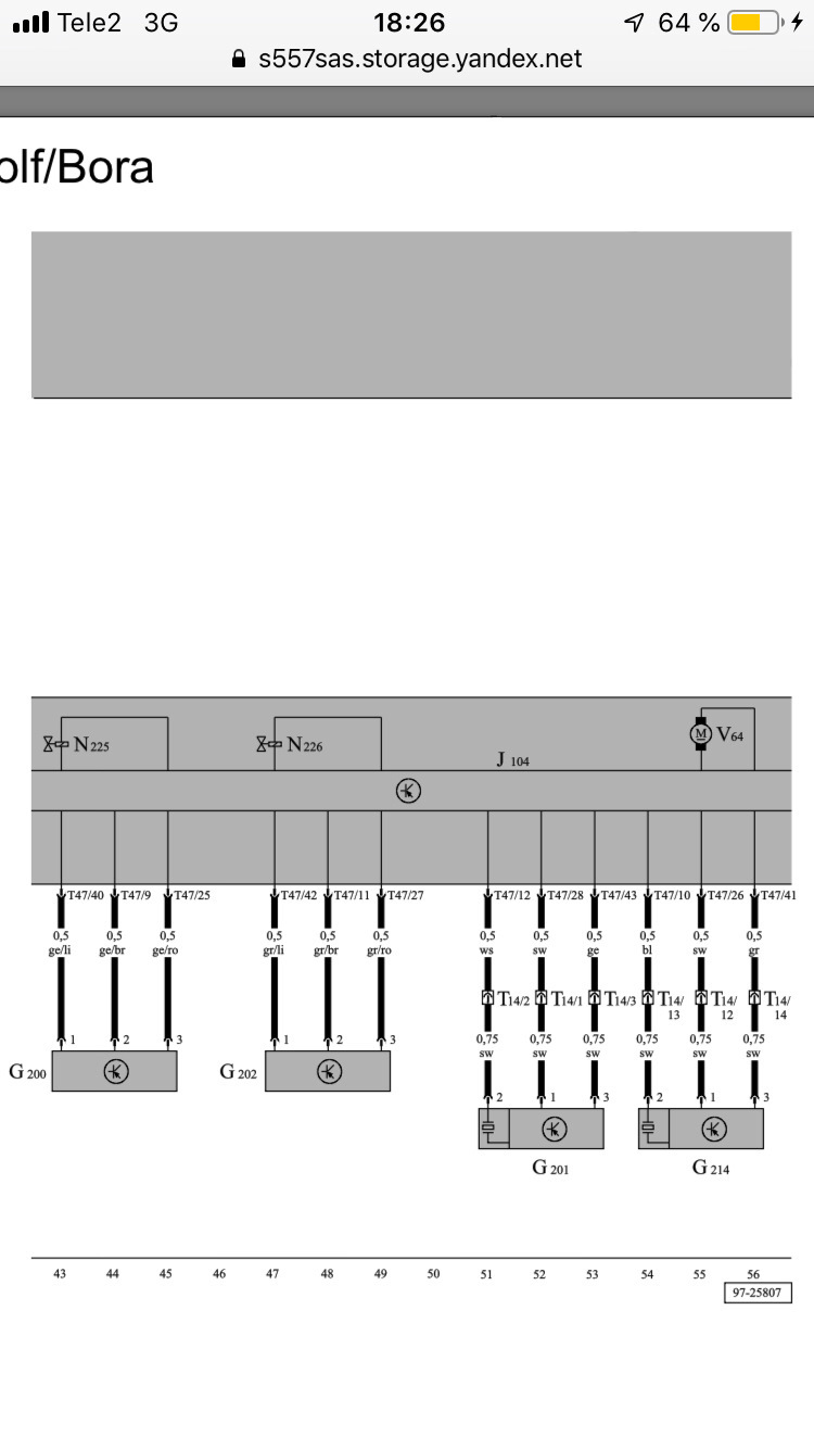 Распиновка блока ABS c ESP — Volkswagen Golf Mk4, 1,6 л, 1999 года ...