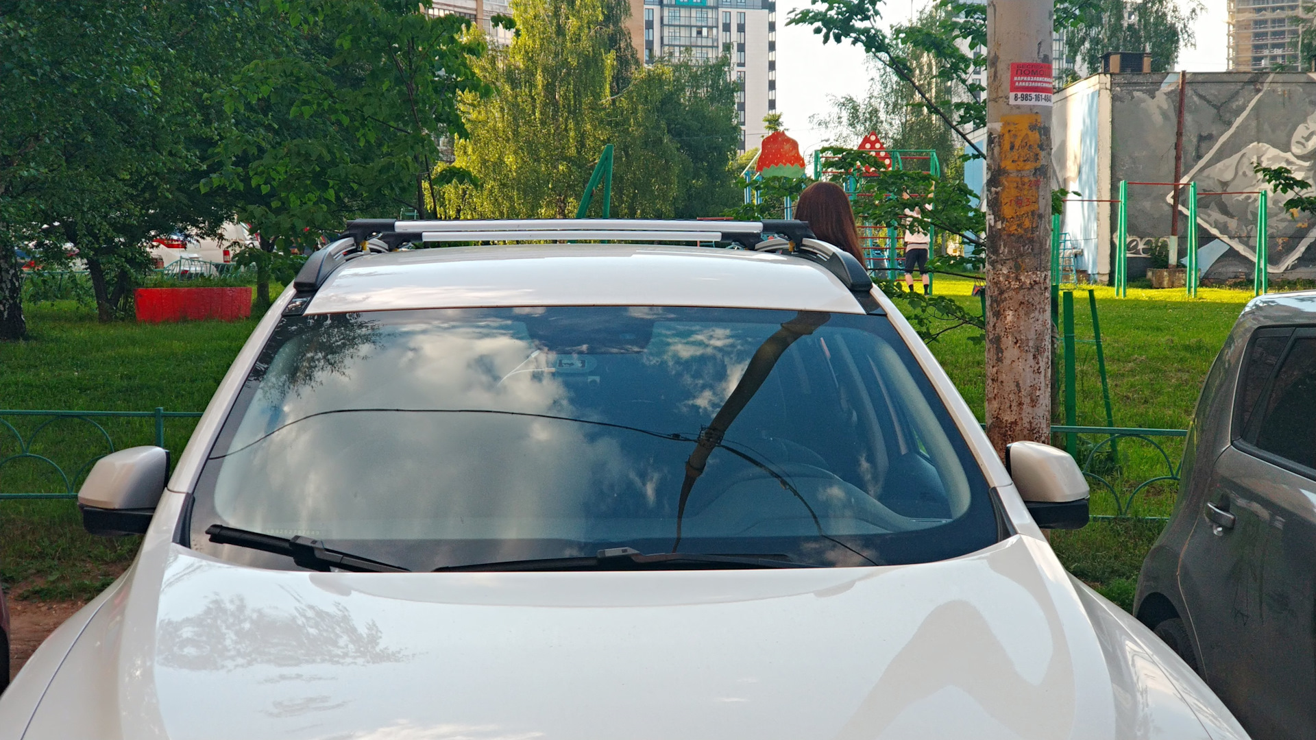 Поперечены на рейлинги — Haval F7 (1G), 2 л, 2019 года | аксессуары ...
