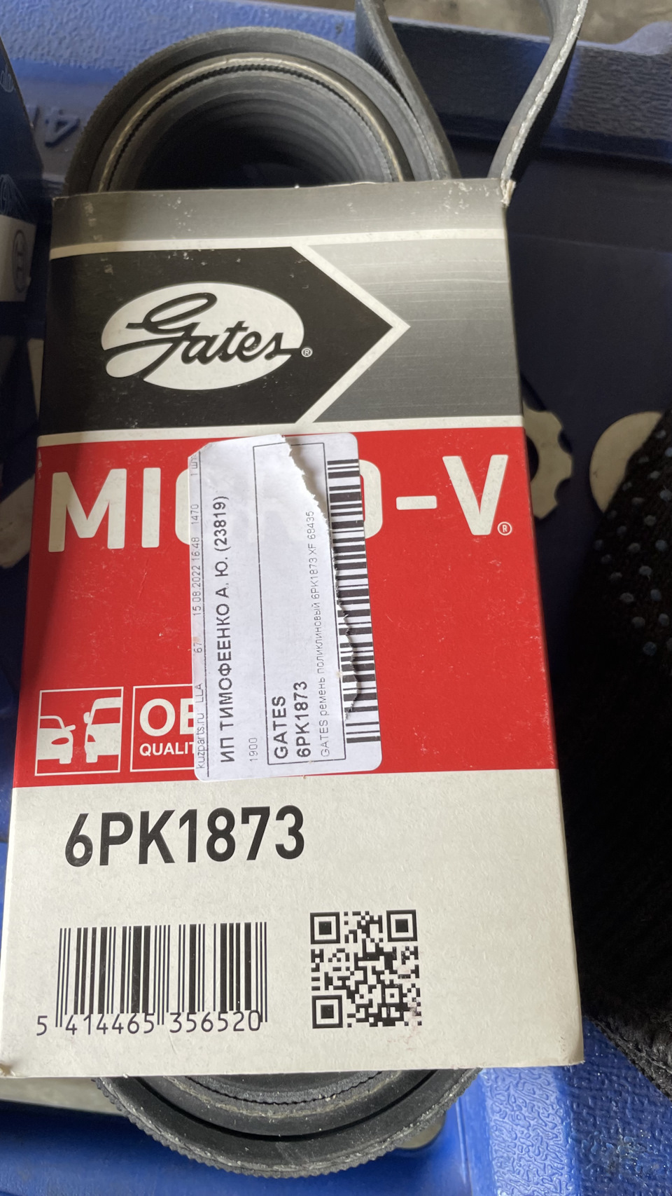 Ремень — BMW 3 series (E90). Found on photo: 6PK1873