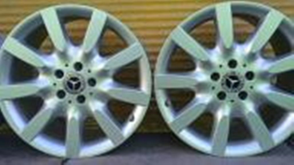 Литые диски Мерседес 8,5Jx18 ET42 5x112 на Mercedes-Benz S-Class (W222 ...