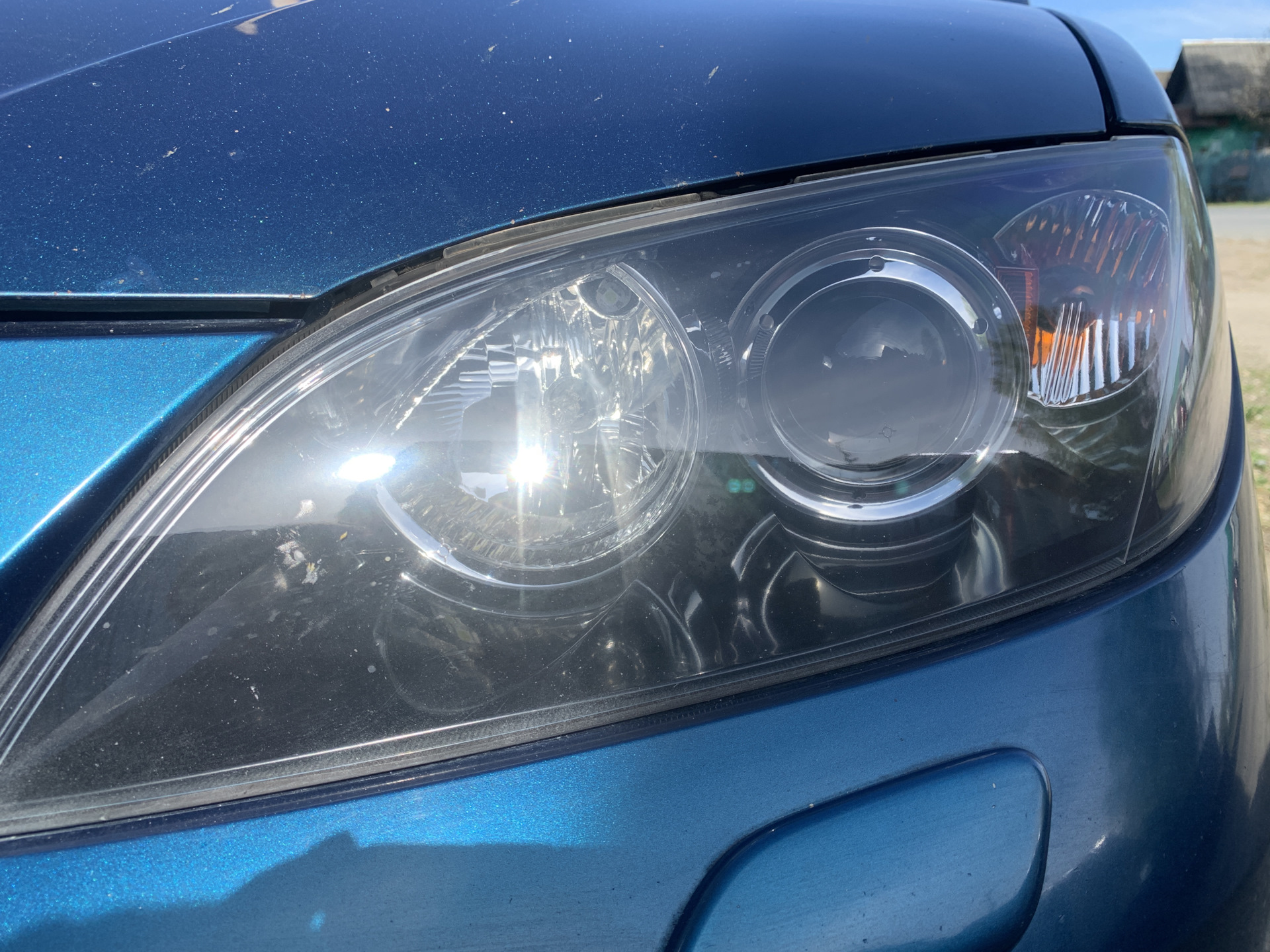 Мутные фары — Mazda 3 (1G) BK, 2 л, 2007 года | стайлинг | DRIVE2