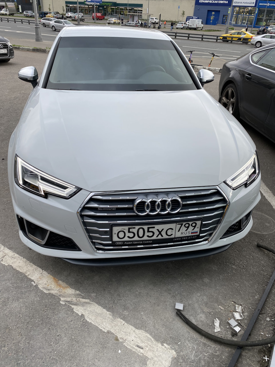 3 — Audi A4 (B9), 2 л, 2019 года | ДТП | DRIVE2