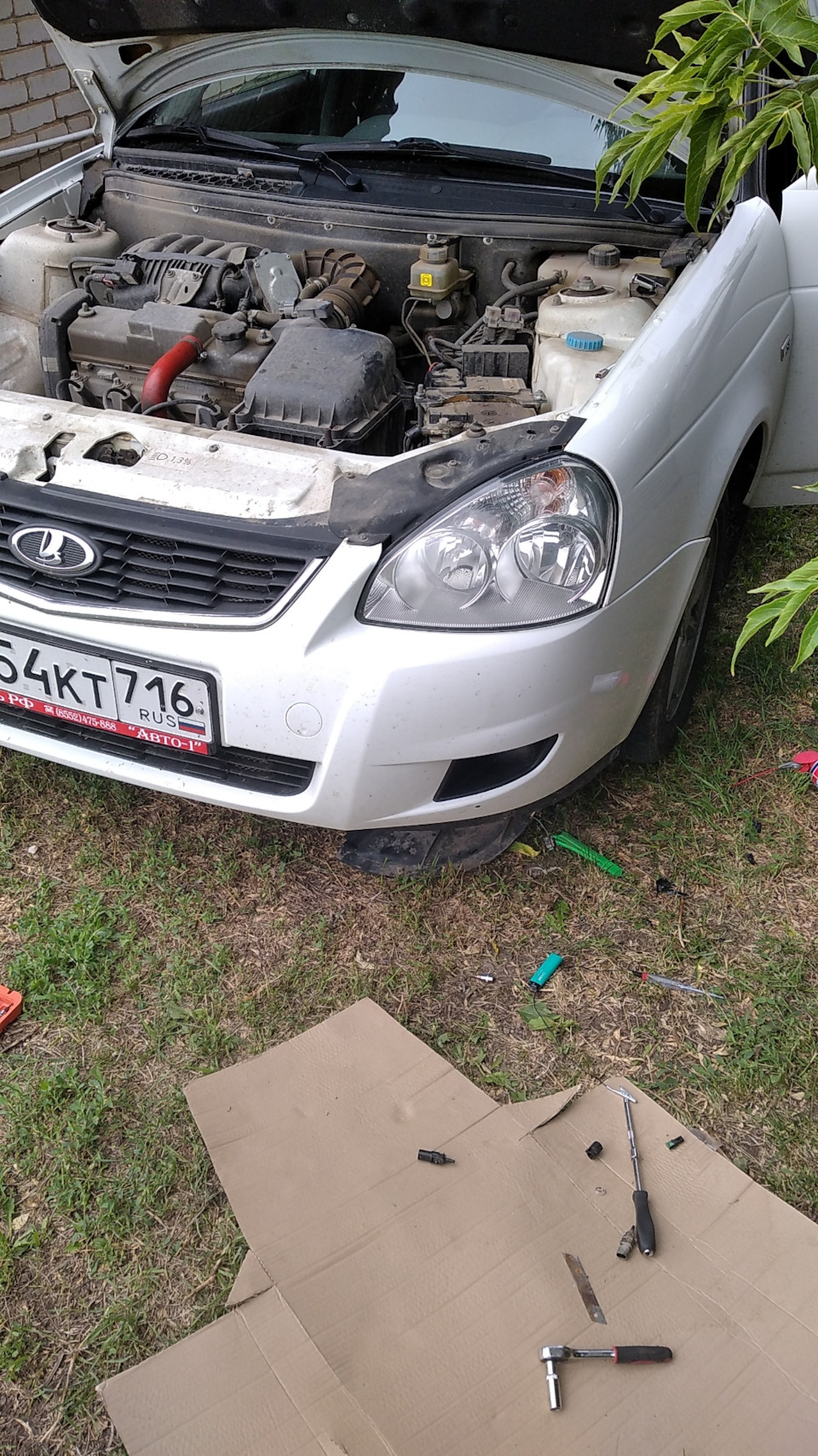 Умер датчик температуры окружающей среды — Lada Приора седан, 1,6 л ...