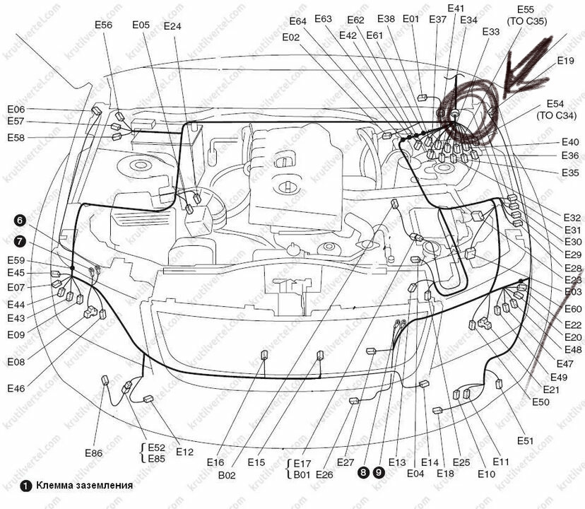 Предохранитель заднего хода — Suzuki Grand Vitara (2G), 2 л, 2007 года ...