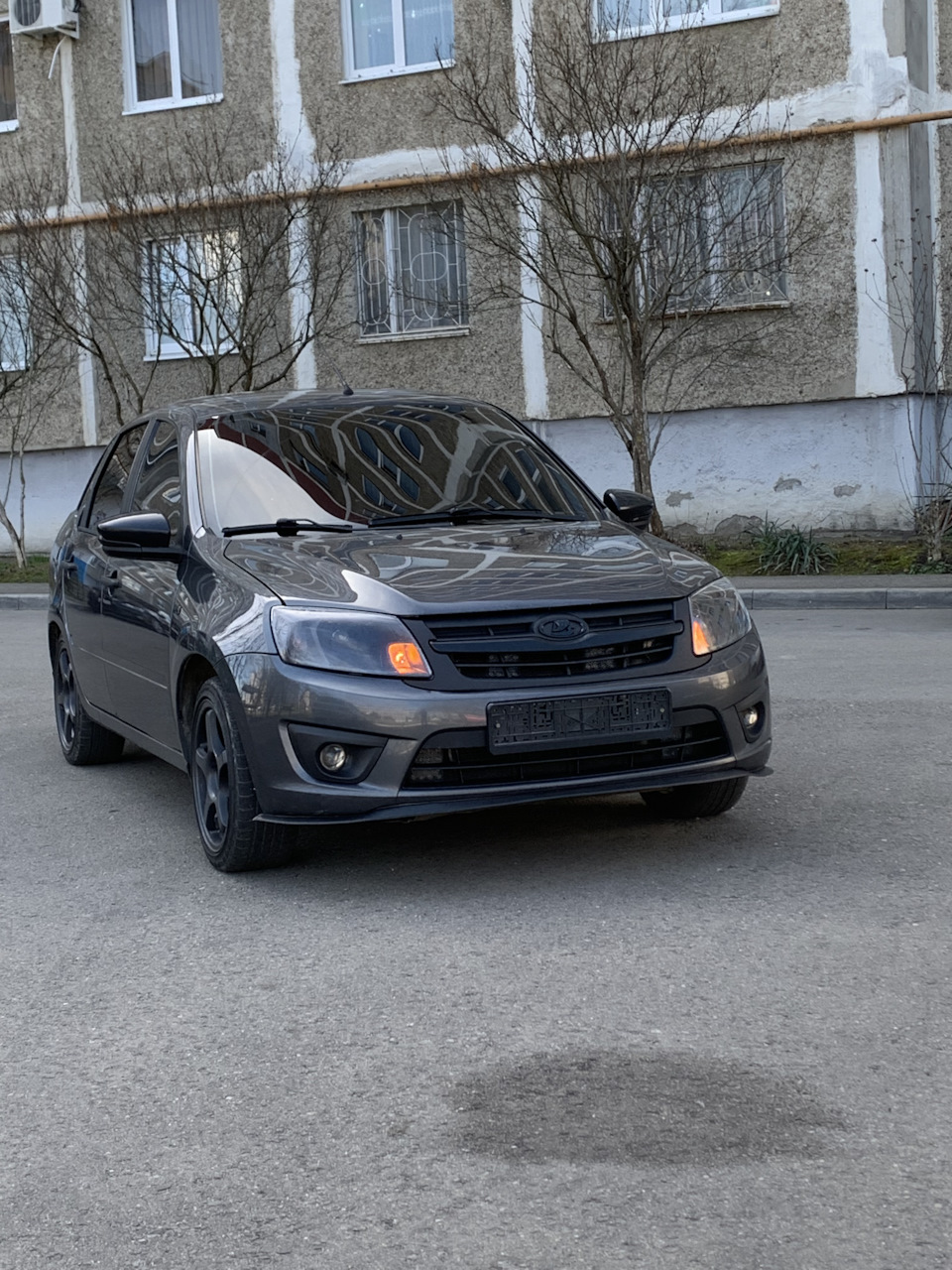 Тюнинг фар — Lada Гранта (1G), 1,6 л, 2017 года | просто так | DRIVE2