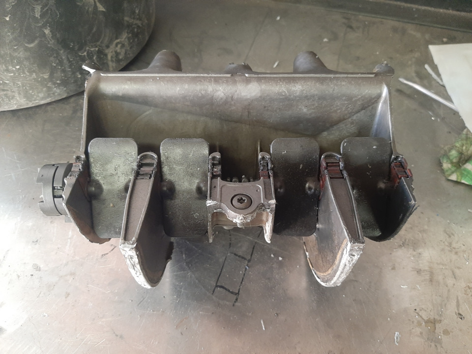 Удаление заслонок впускного коллектора — Opel Astra G, 1,8 л, 2000 года ...