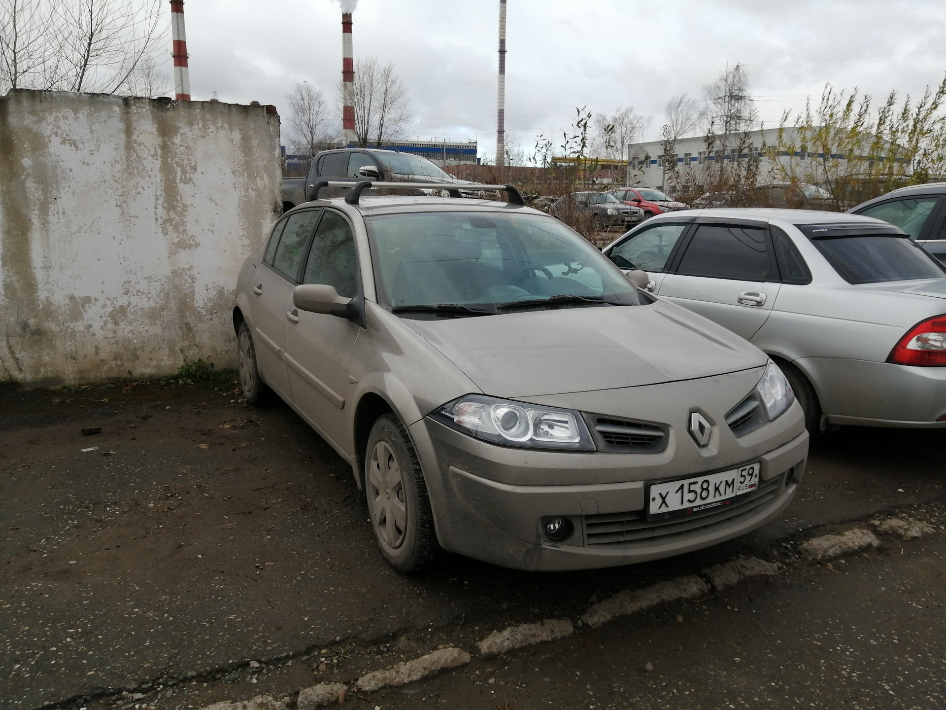 Оригинальный багажник на крышу — Renault Megane II, 1,6 л, 2008 года |  аксессуары | DRIVE2