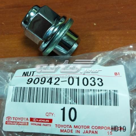 9094201033 гайка колеса TOYOTA LEXUS | Запчасти на DRIVE2