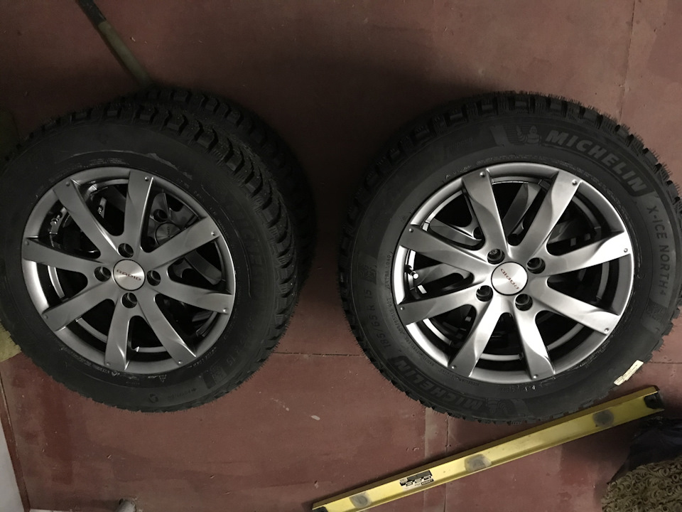 Купил зиму с дисками — KIA Rio (3G), 1,6 л, 2015 года | шины | DRIVE2