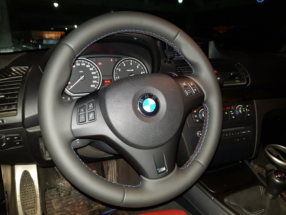 Как снять спорт руль бмв Перешил наконец руль в Nappu - BMW 1 series Coupe (E82), 3 л, 2008 года стайлинг