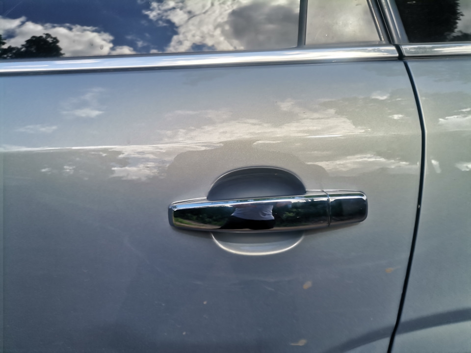 Хромированные накладки на ручки дверей — Opel Antara, 2,4 л, 2012 года ...