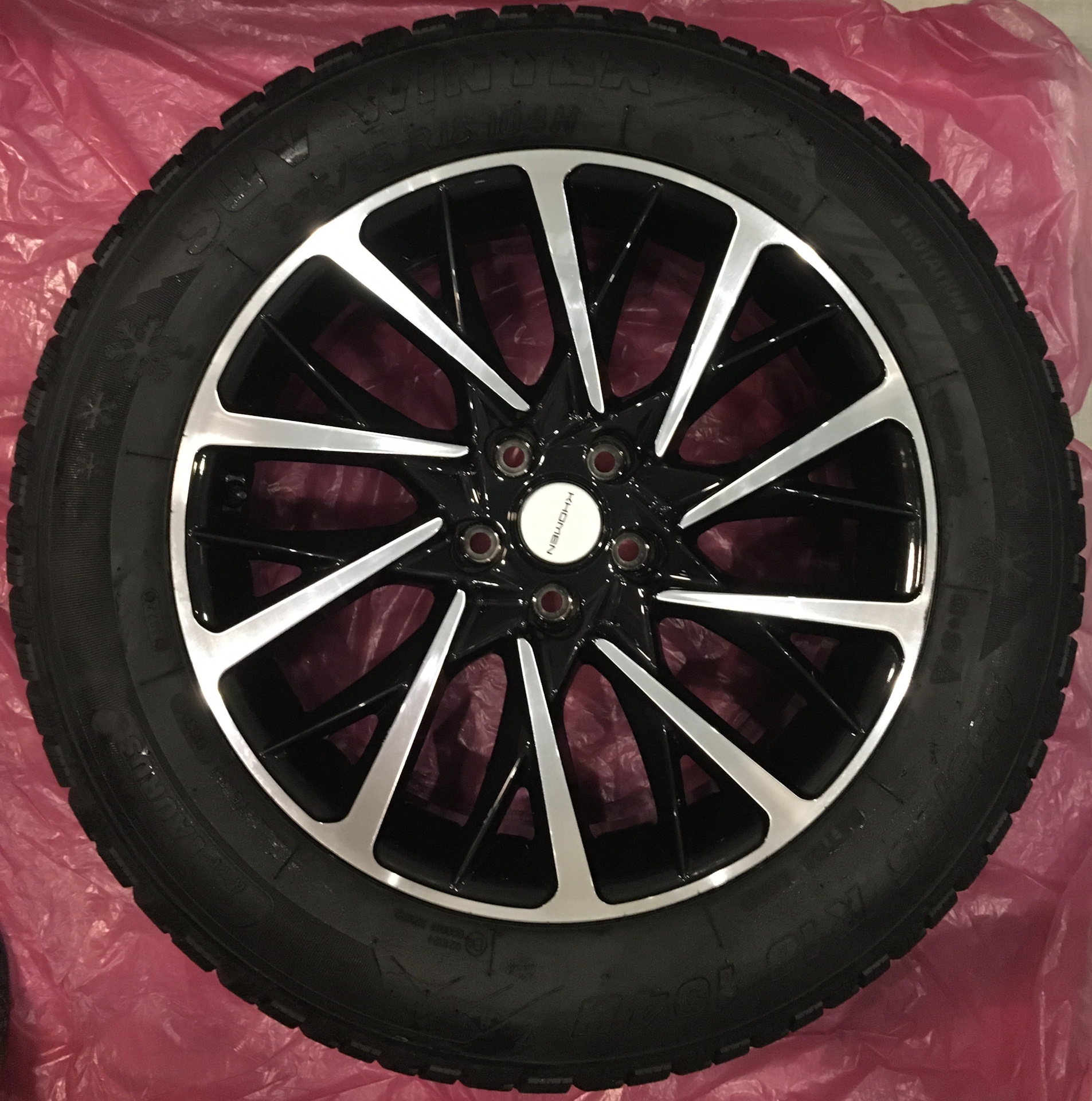 Сани — летом. Зимние колёса с датчиками давления для tiggo 8 pro ...