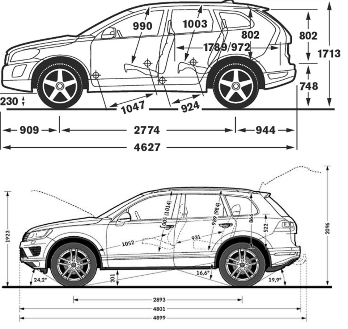 Outlander размеры. Xc60 габариты. Туарег габариты салона. Габариты Аутлендер 3. Габариты салона VW Touareg GP 2006.