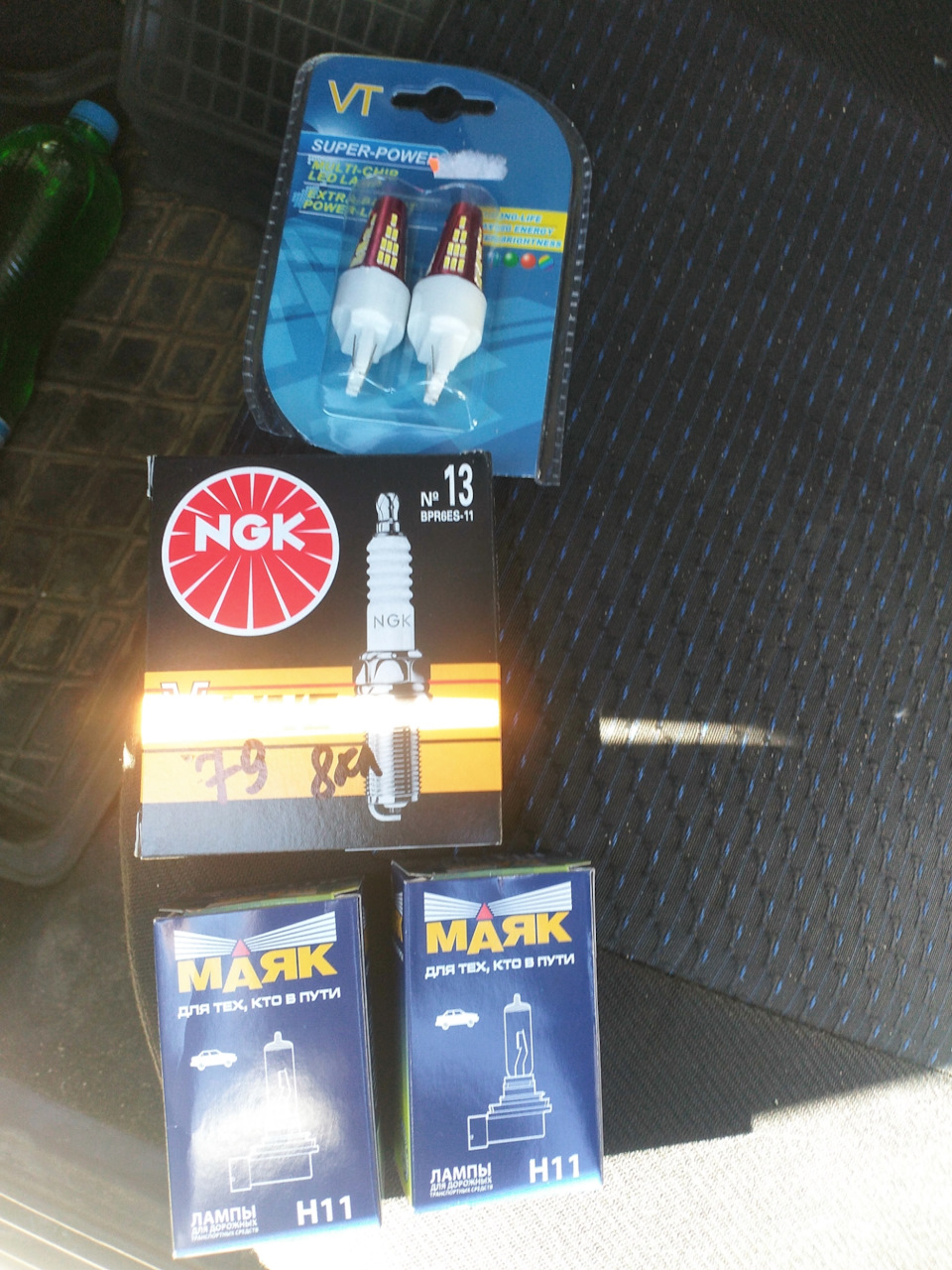 Замена ламп дхо, переделка проводки противотуманок и установка ламп. А ...