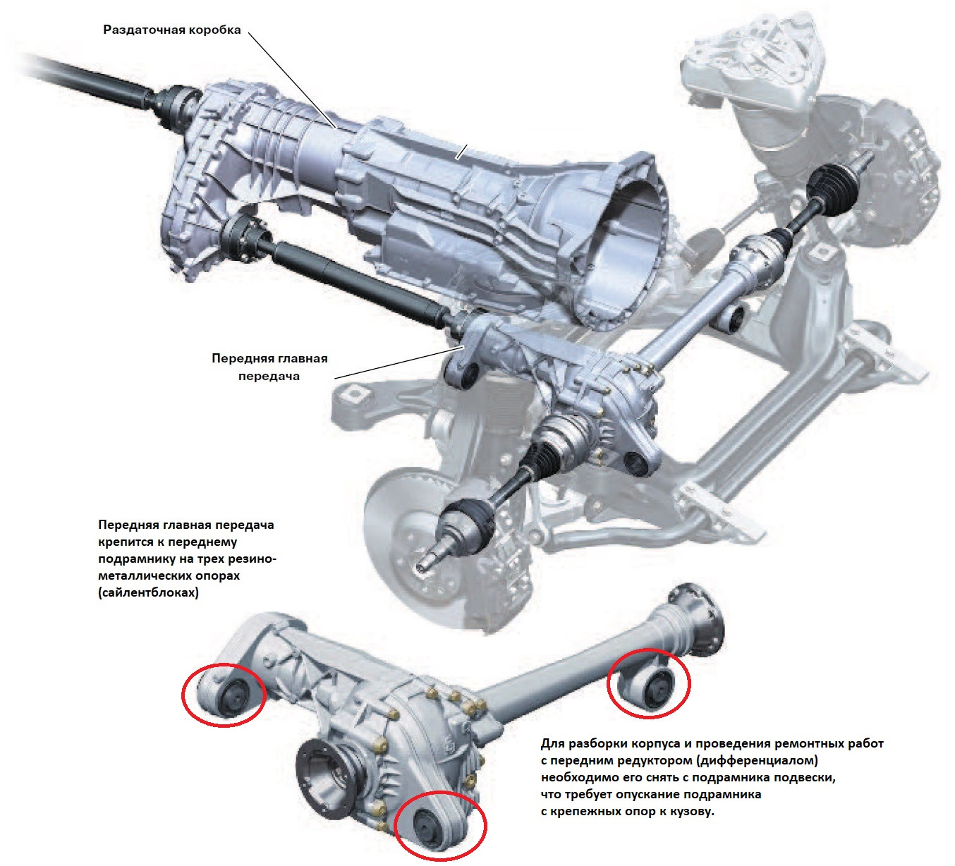 Ремонт переднего редуктора и замена подшипников — Volkswagen Touareg (2G),  3,6 л, 2013 года | визит на сервис | DRIVE2