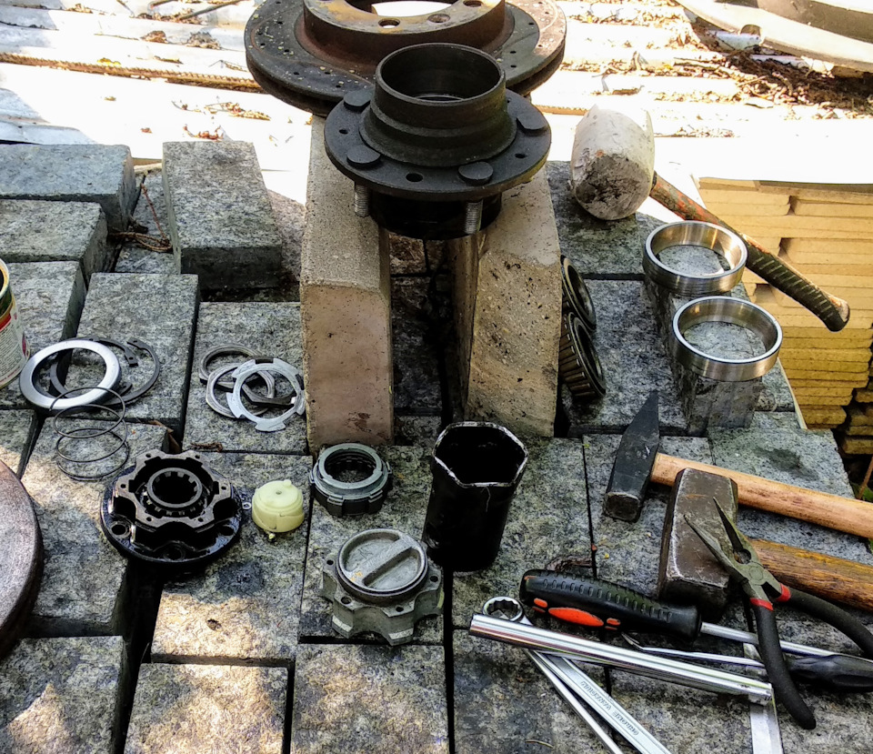 Замена ступичных подшипников по кругу из оригинальных запсастей — УАЗ ...