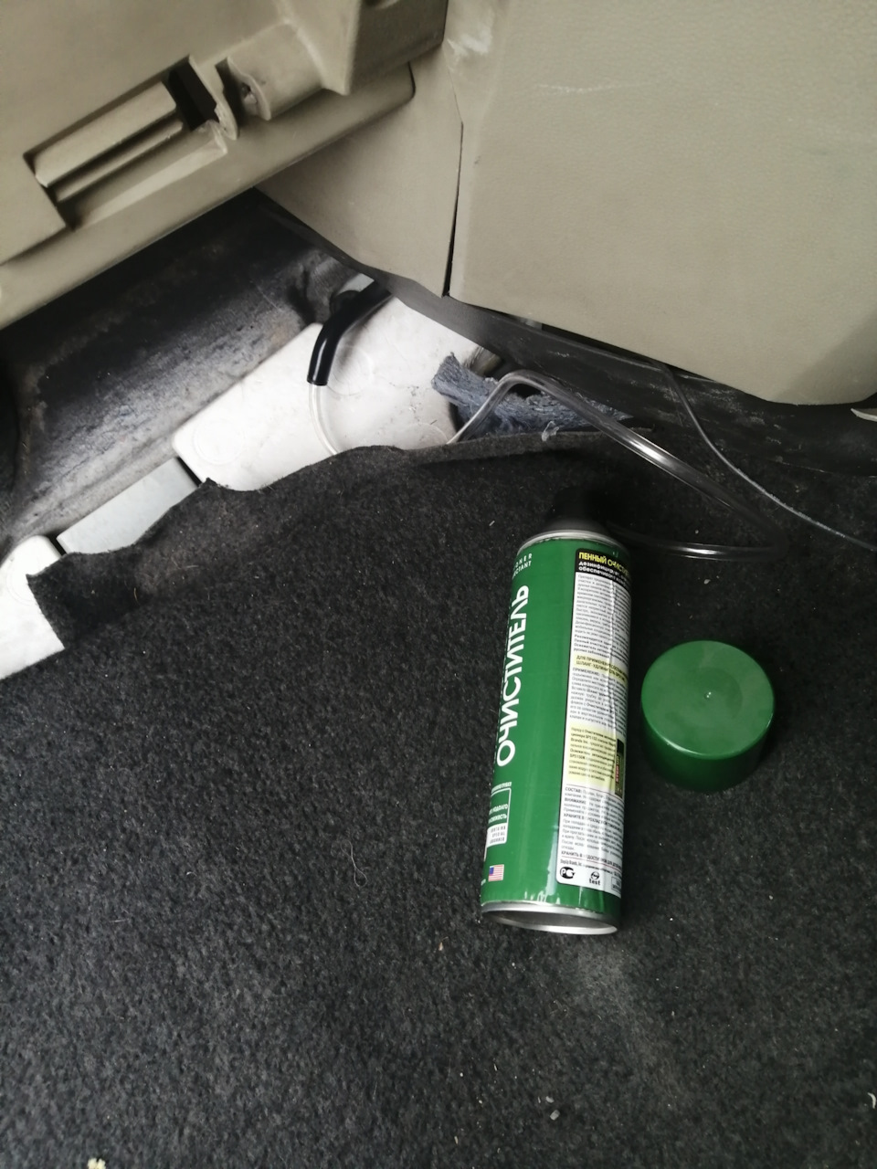 Промывка испарителя кондера. — Nissan Presage (2G), 2,5 л, 2003 года ...