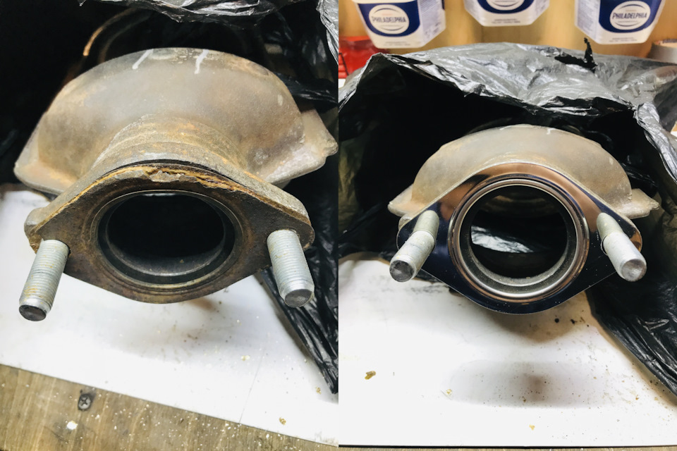 Самодельный пламегаситель G4GC в родном корпусе + Гофра+ Правильные ...