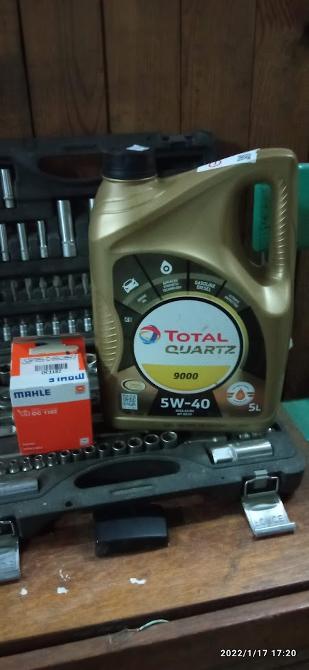 Замена масла Total quartz 9000 5w-40, Замена дворников — Mazda 6 (1G ...