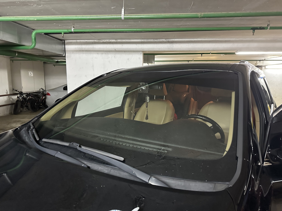 Дефлектор лобового стекла "Стрелка" — KIA Carnival (3G), 2,2 л, 2018 ...