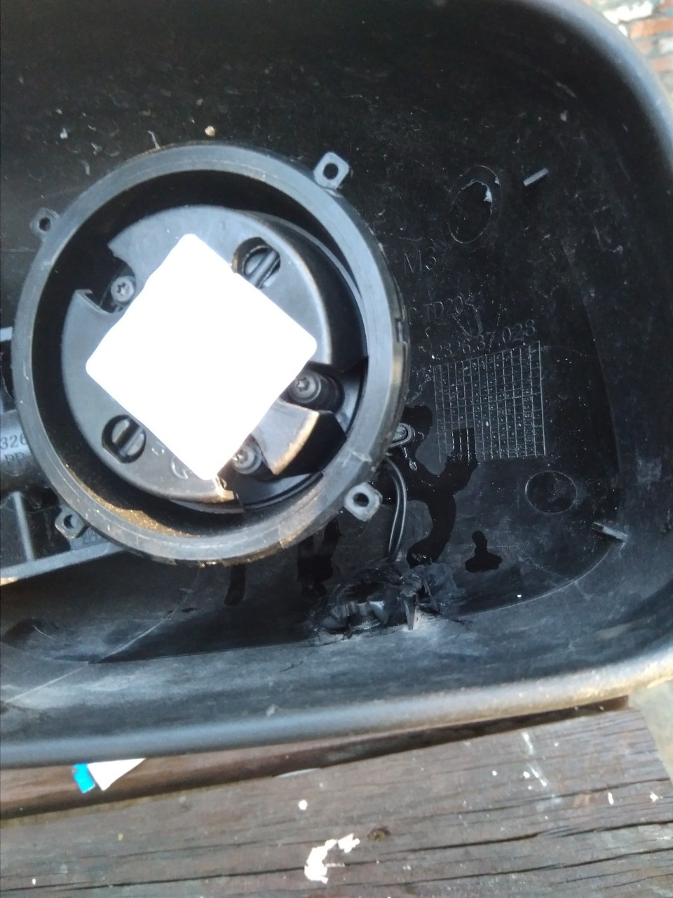 Замена зеркальных элементов на ERGON подогрев. Установка датчика ...