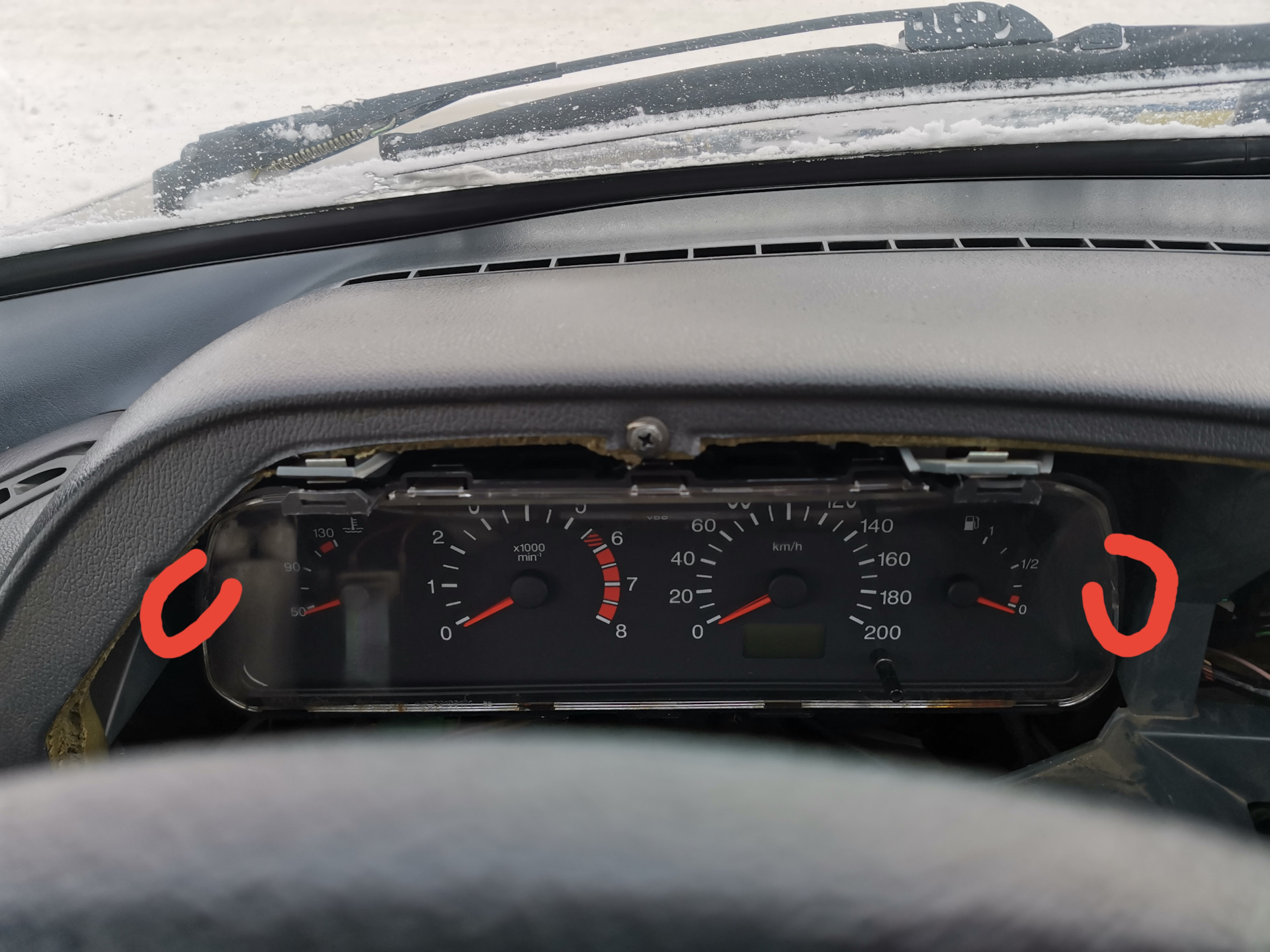 Замена ламп в приборной панели — Lada 2114, 1,6 л, 2012 года | своими ...