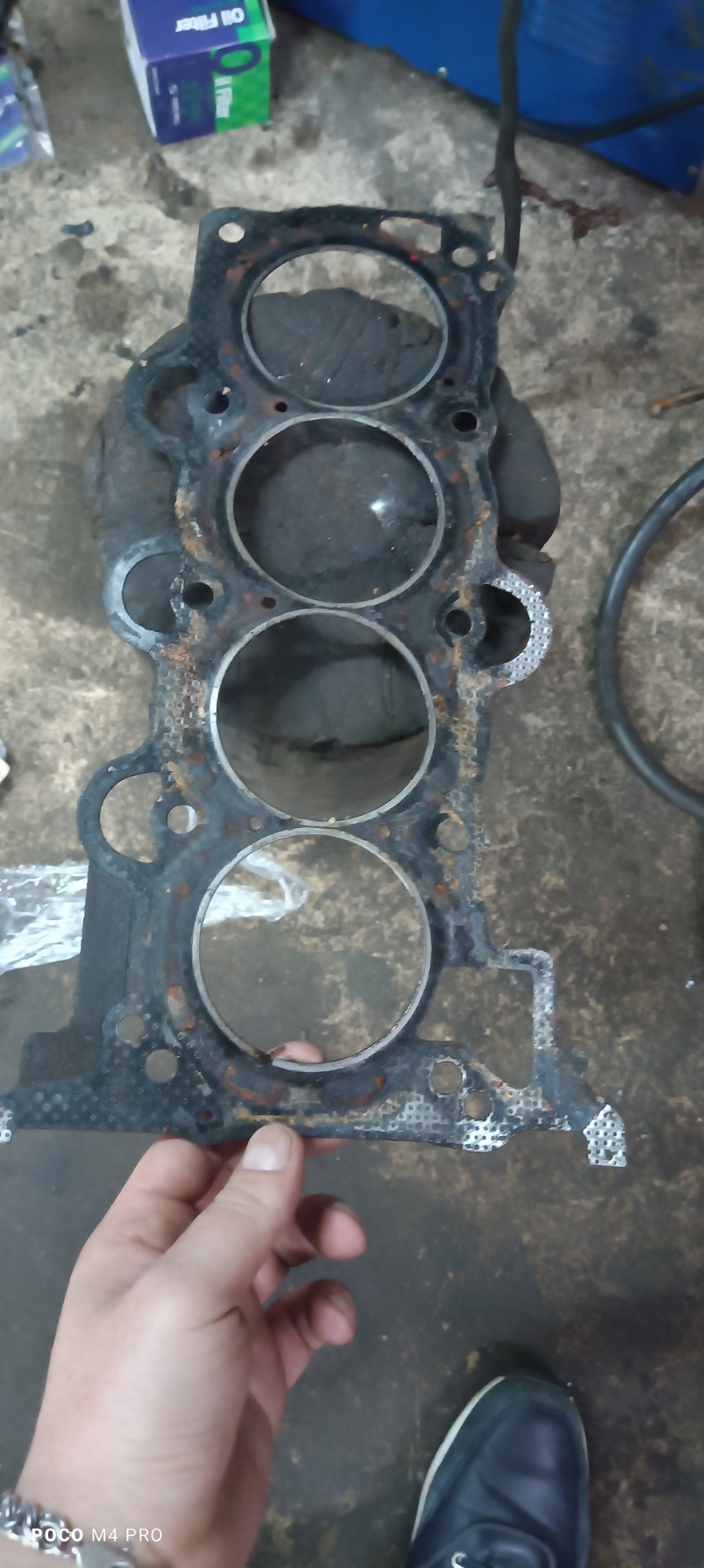 Замена прокладки под головкой. Почему так. — Hyundai Elantra (4G), 1,6 ...