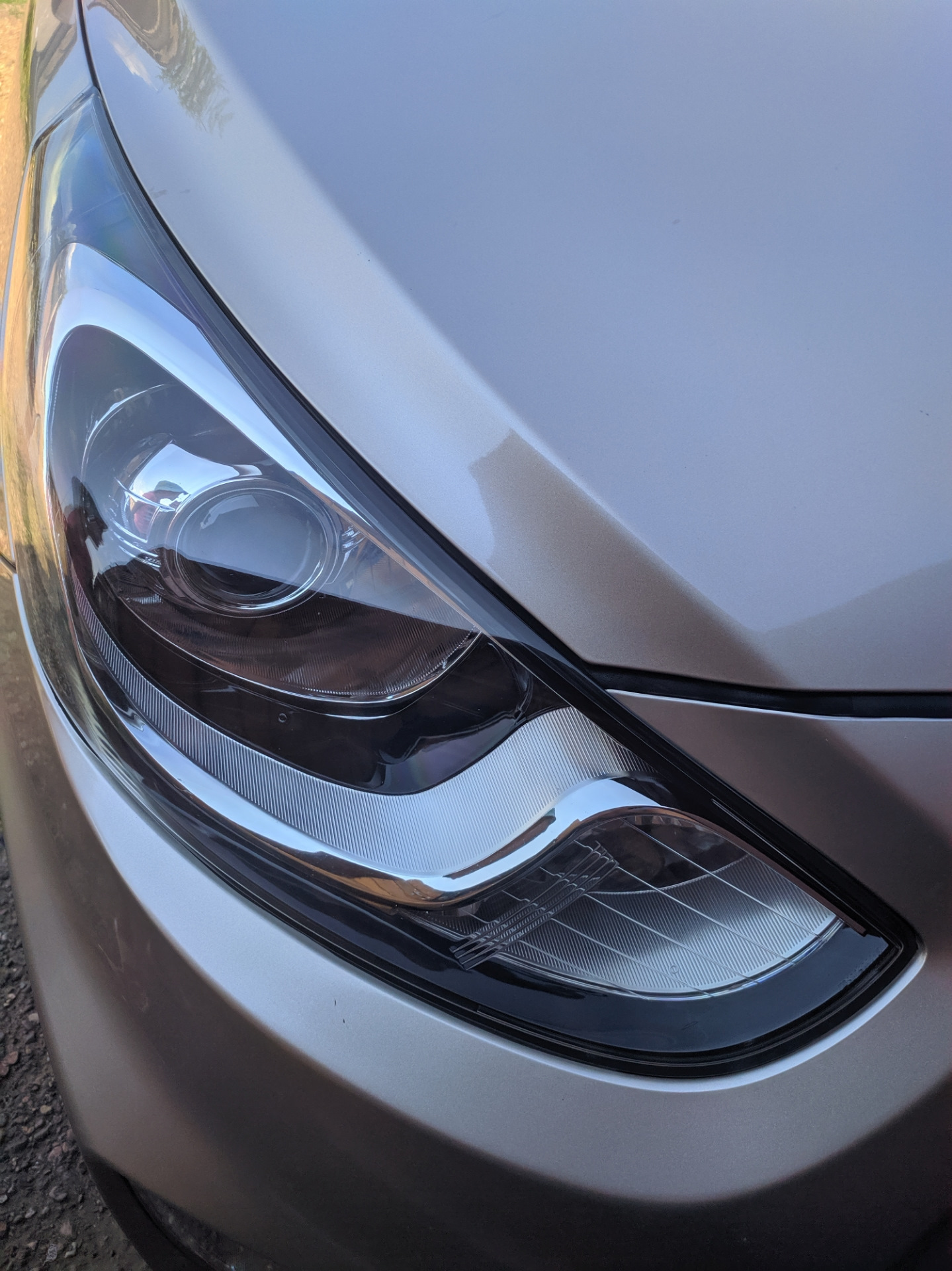 Полировка фар Солярис полиролем Runway — Hyundai Solaris Hatchback, 1,4 ...