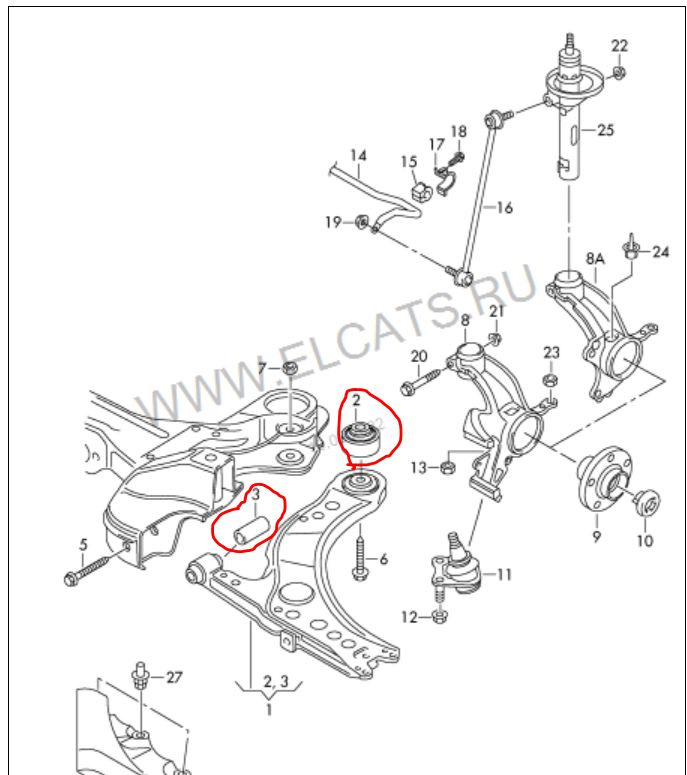 Сайлентблоки переднего рычага — Сообщество «VAG Club» на DRIVE2
