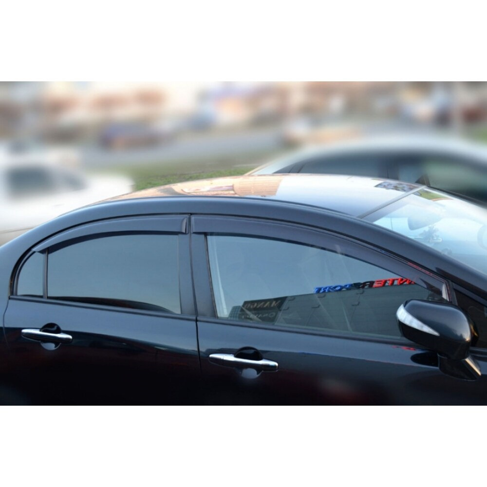 Ветровики аки дефлекторы для Civic 8 — Honda Civic Hybrid (2G), 1,3 л ...