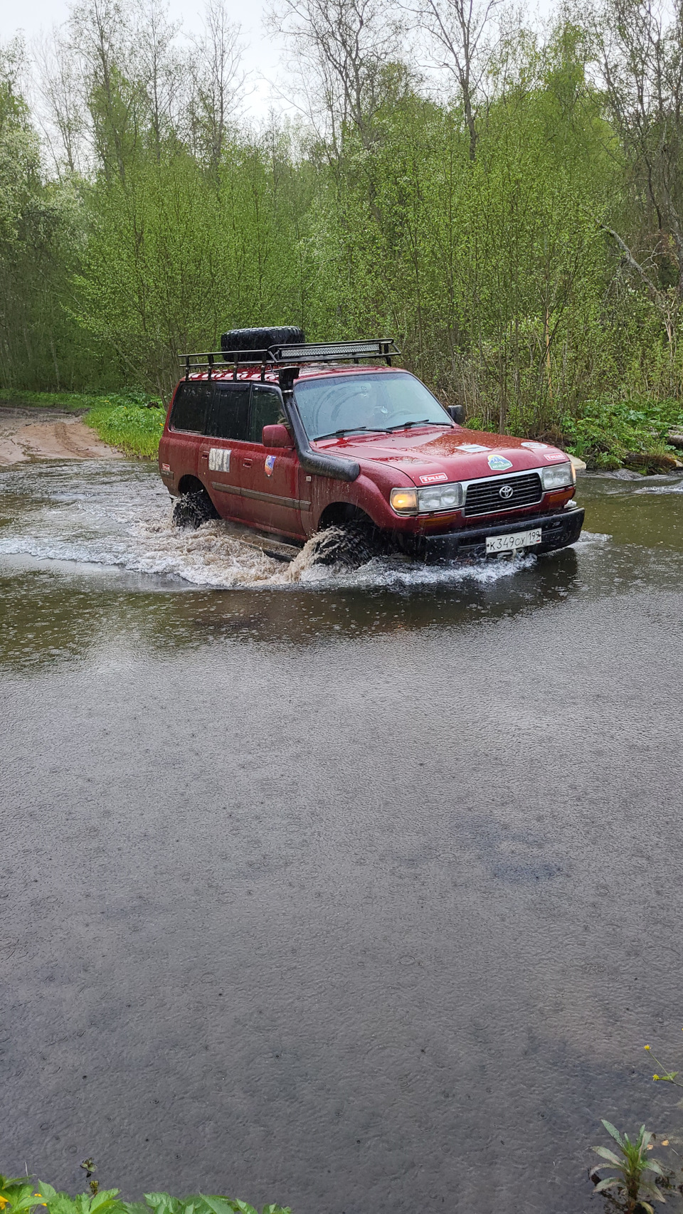 Лопухинка — Усть-Рудица — Лебяжье — Toyota Land Cruiser 80, 4,5 л, 1997  года | покатушки | DRIVE2