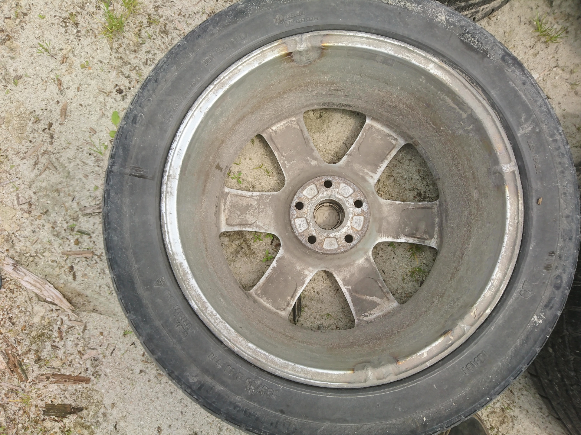 Диски R19 9j резина pirelli 255 45 — Audi S8 (D2), 4,2 л, 1998 года ...