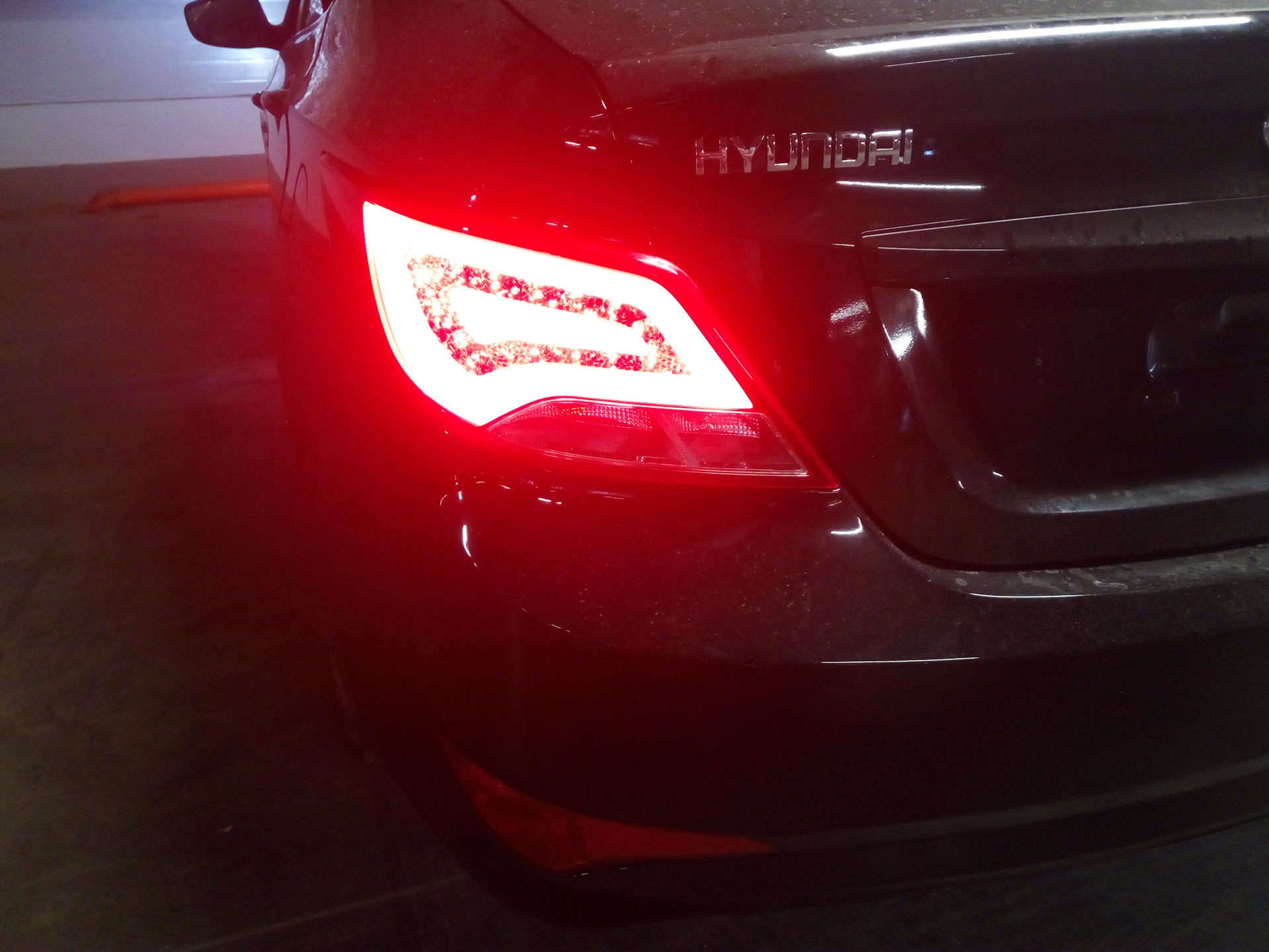 Led hyundai solaris