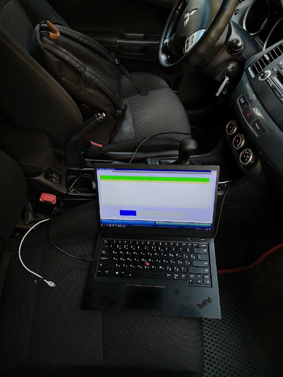 Эксперименты по прошивке 1.8 в блок 2.0 — Mitsubishi Lancer X