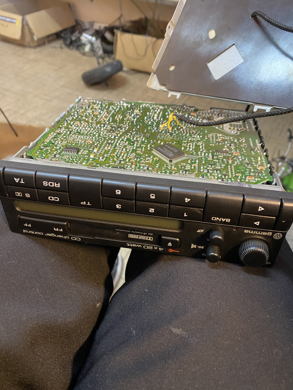 Aux в магнитолу Gamma 4 — Volkswagen Golf Mk4, 1,6 л, 1998 года ...