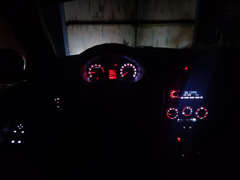 #38. Подсветка печки — Lada Гранта, 1,6 л, 2014 года | стайлинг | DRIVE2