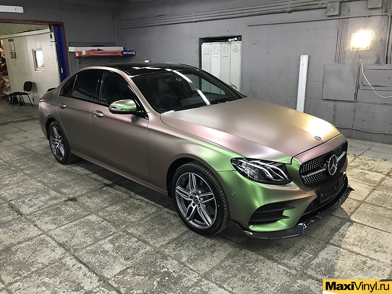 Mercedes w212 матовая пленка