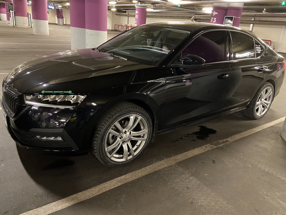 Сезонный шиномонтаж, прикатка шин — Skoda Octavia A8 Mk4, 1,4 л, 2020 ...