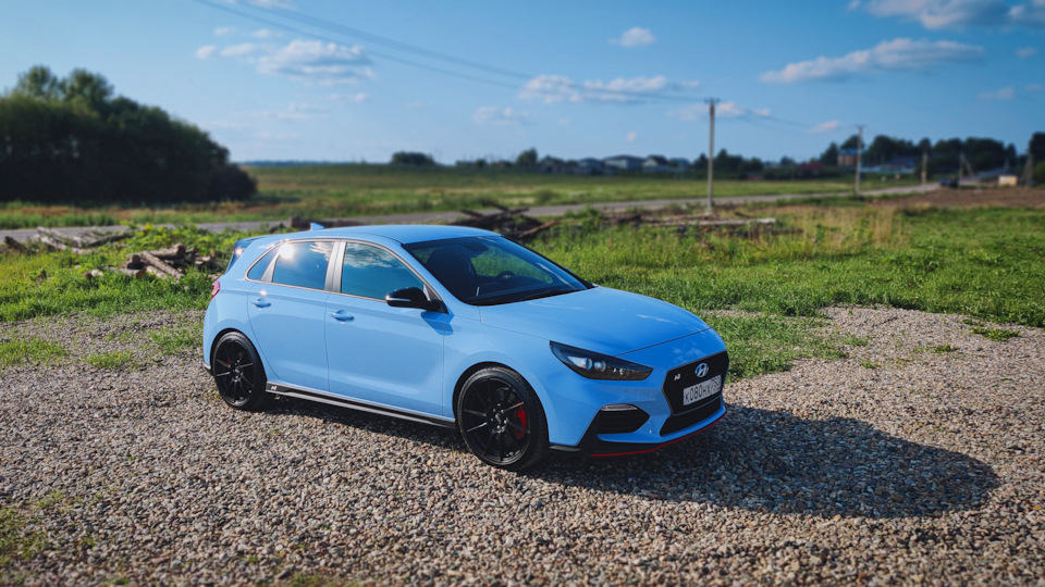 Hyundai i30 N Голубая Сосо4ка