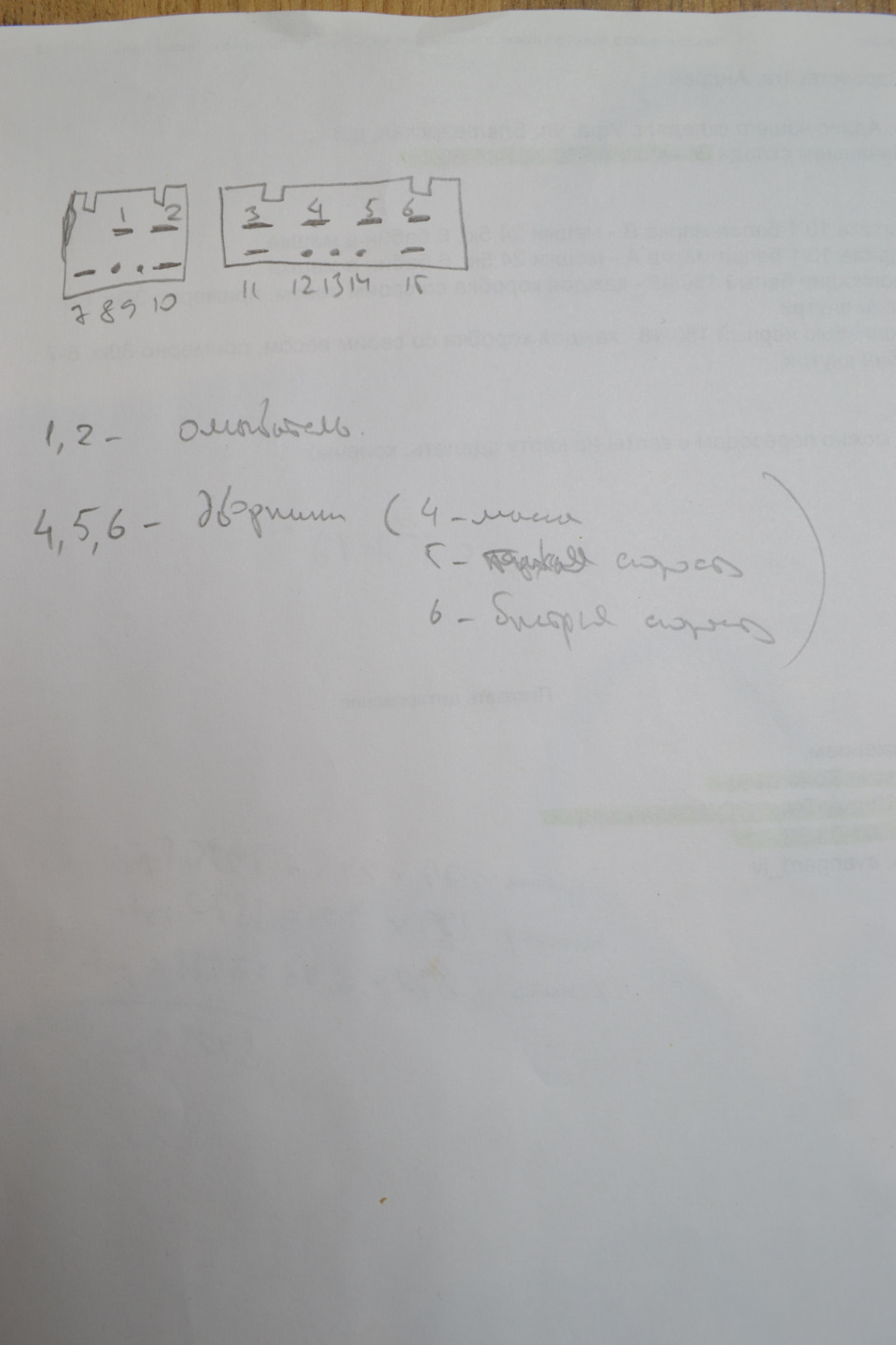 Типа распиновка — УАЗ 31512